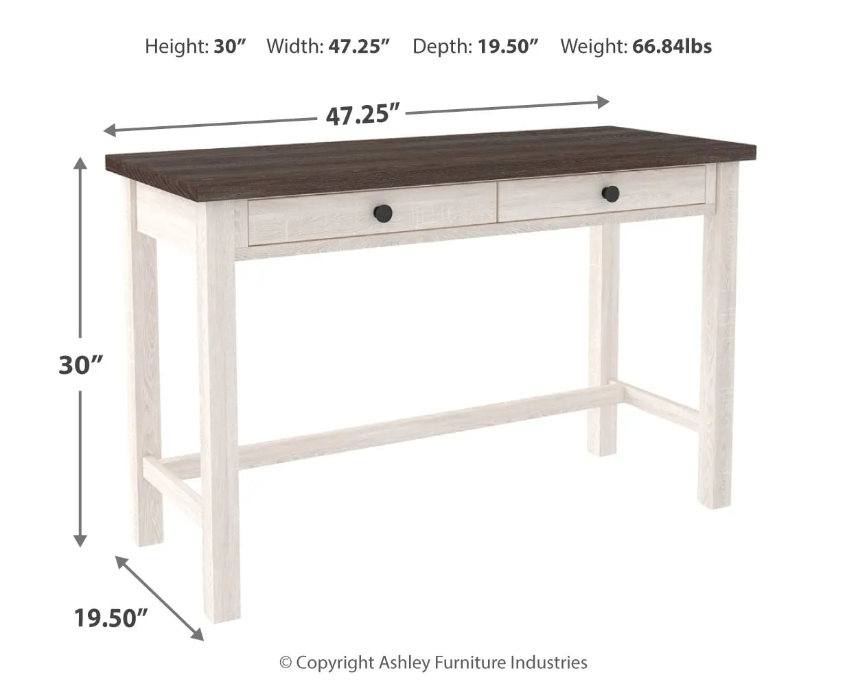 Dorrinson 47" Home Office Desk