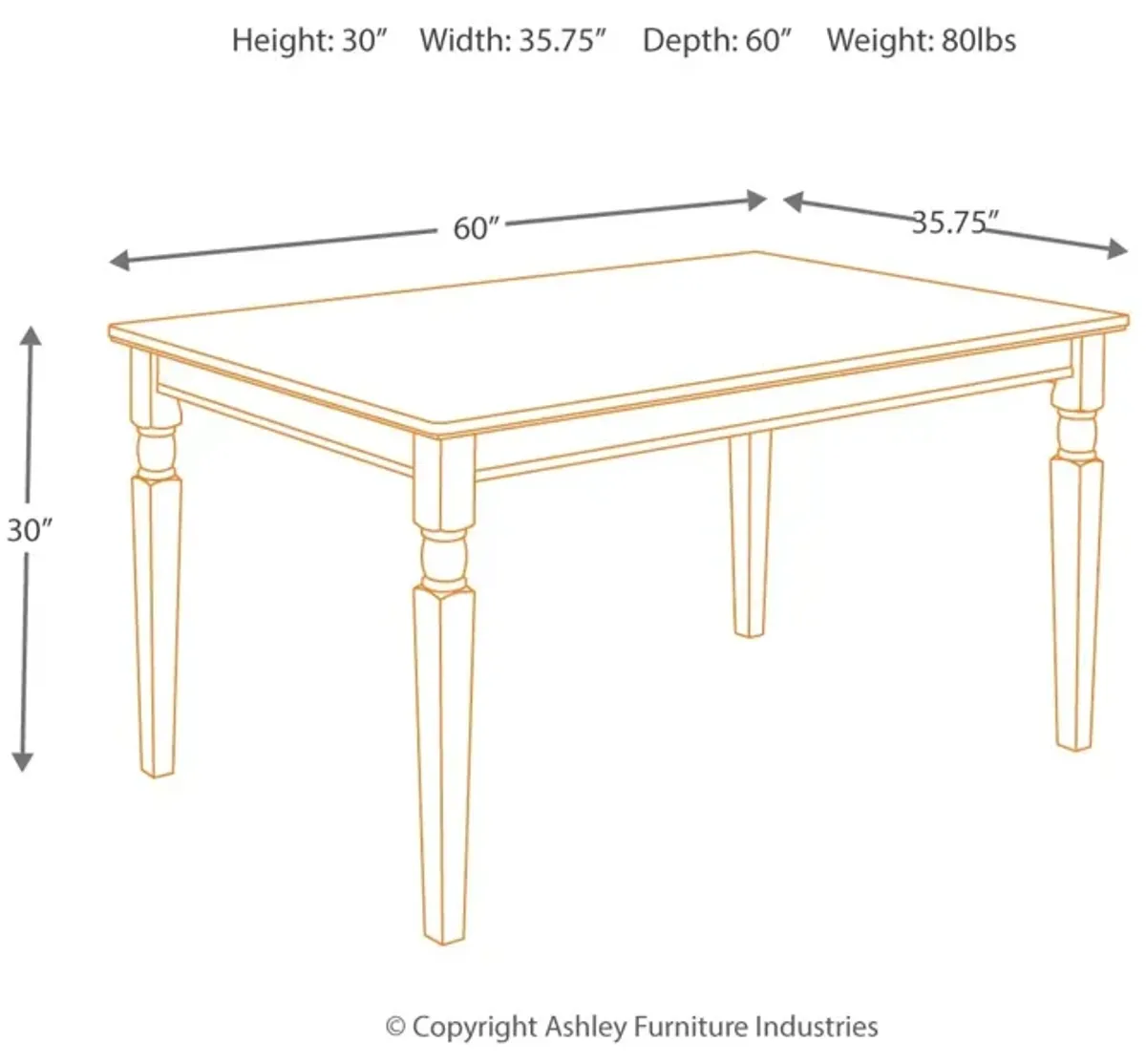 Owingsville Dining Table