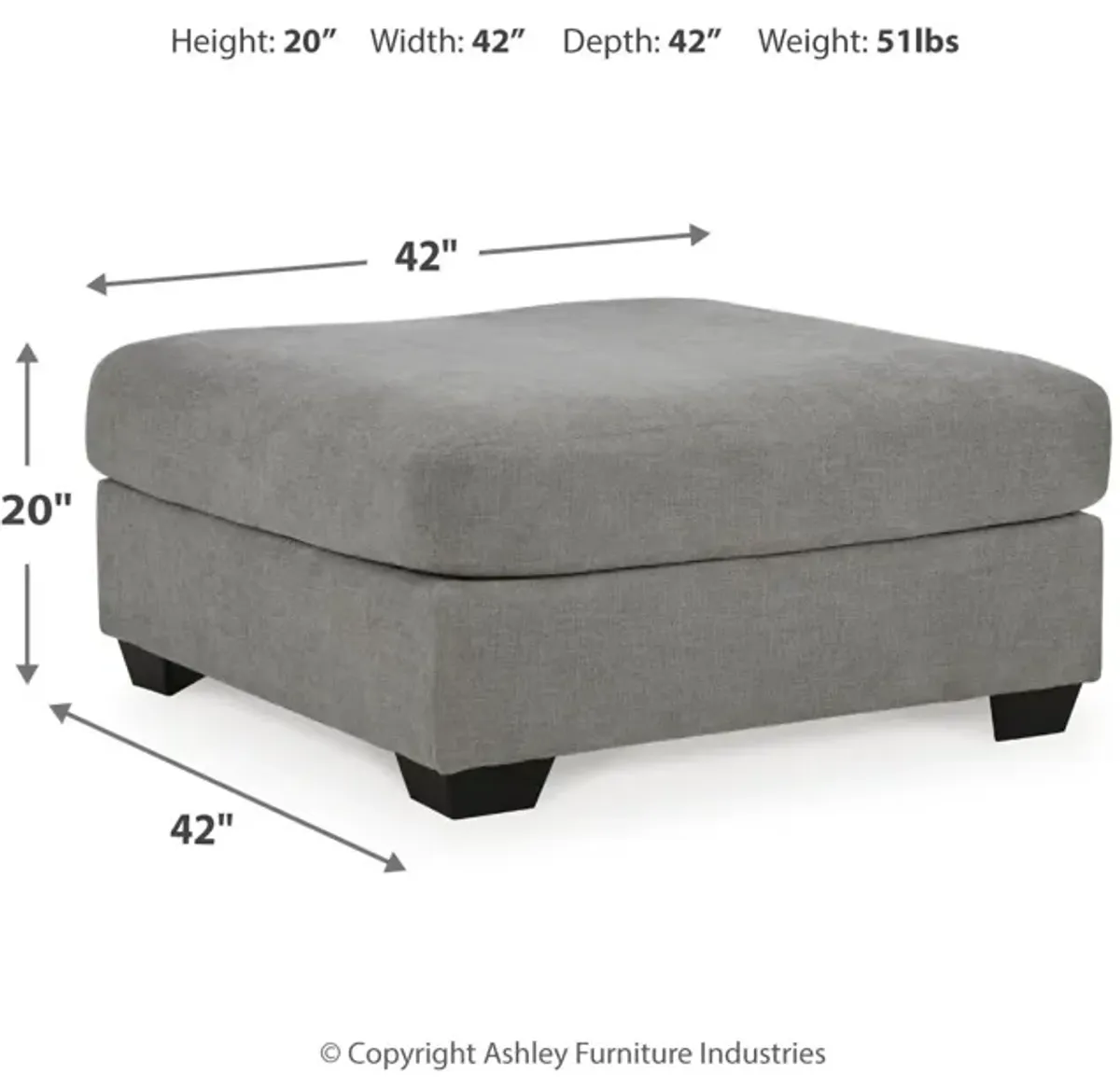 Keener Oversized Accent Ottoman