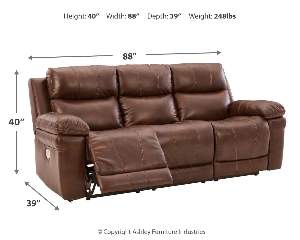 Edmar Power Reclining Sofa