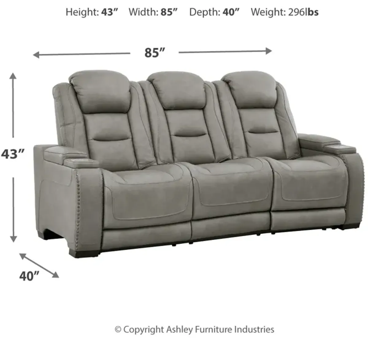 The Man-Den Power Reclining Sofa