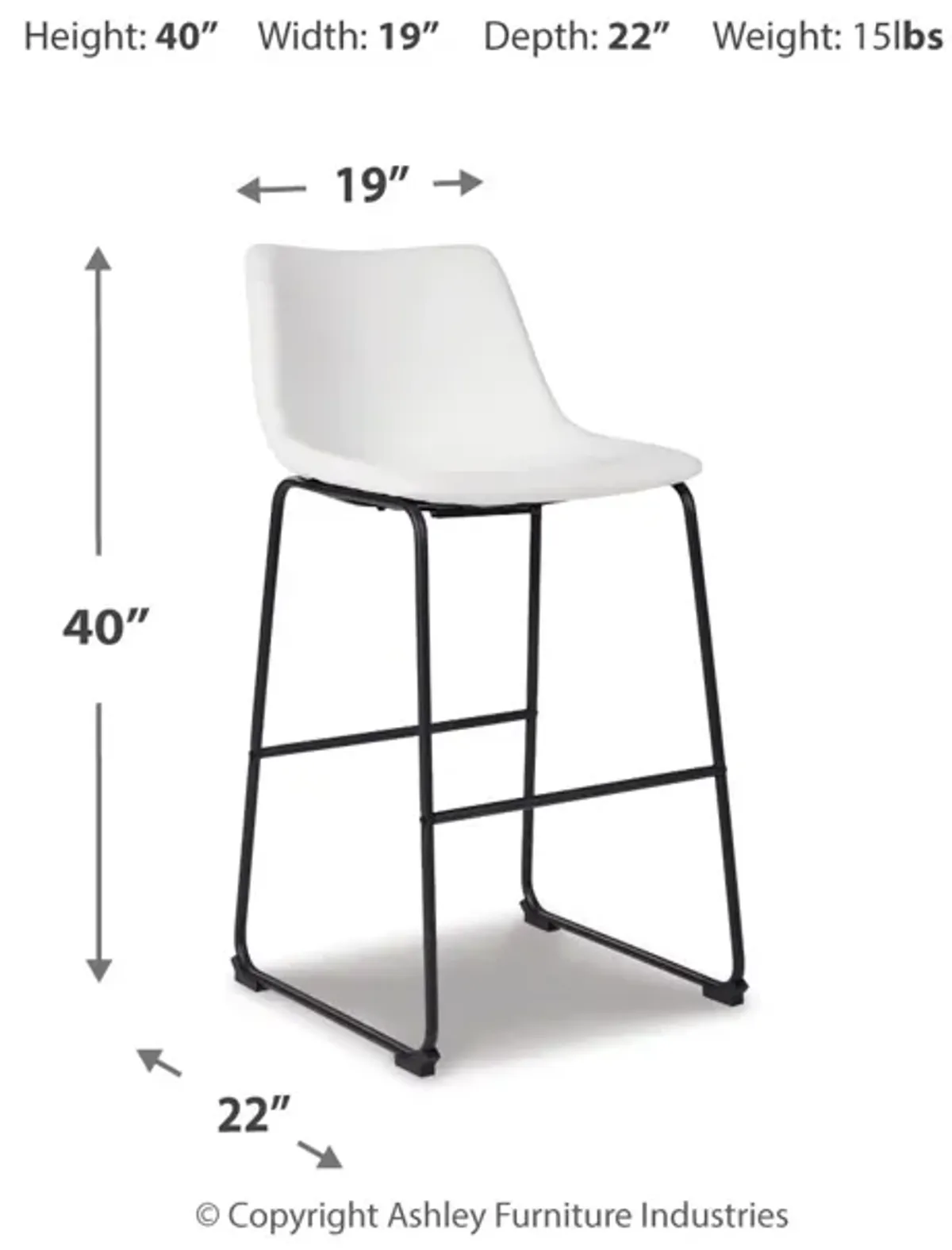 Centiar Pub Height Bar Stool