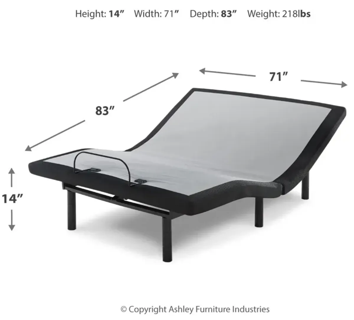 Head-Foot Model Best California King Adjustable Base