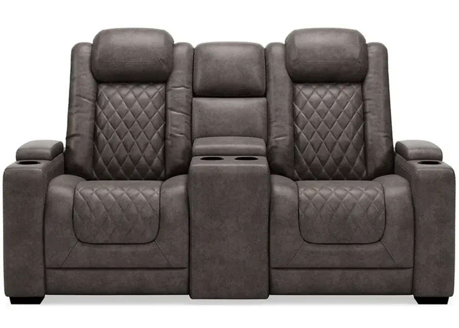 Hyllmont Power Reclining Console Loveseat