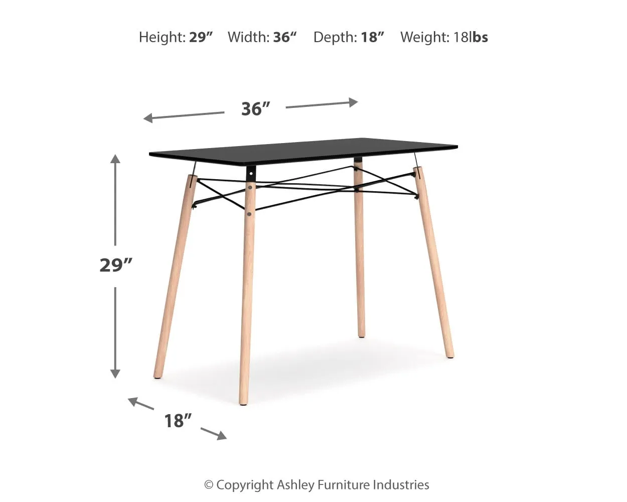 Jaspeni Home Office Desk