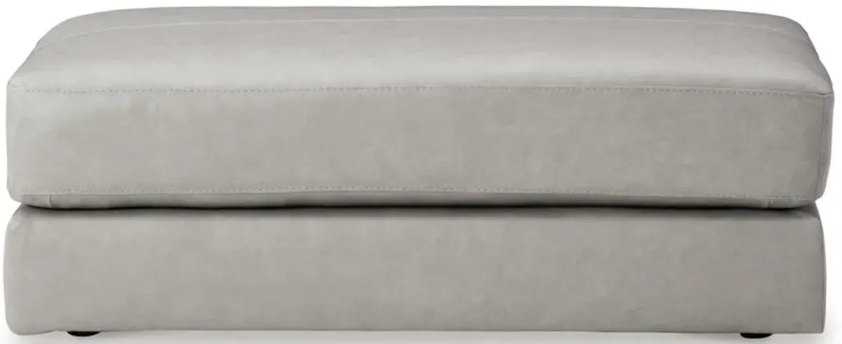 Amiata Leather Ottoman