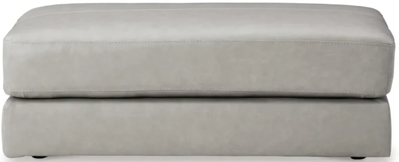 Amiata Leather Ottoman