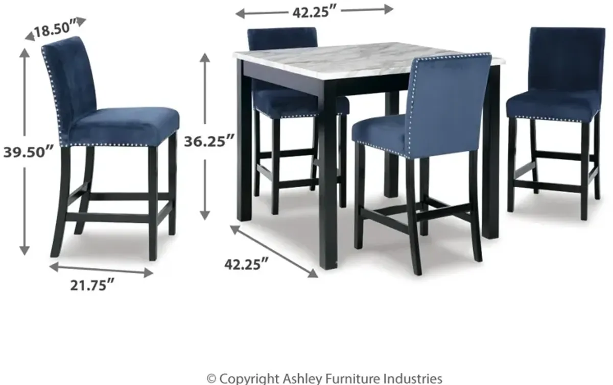 Cranderlyn 5-Pc Counter Height Dining Set