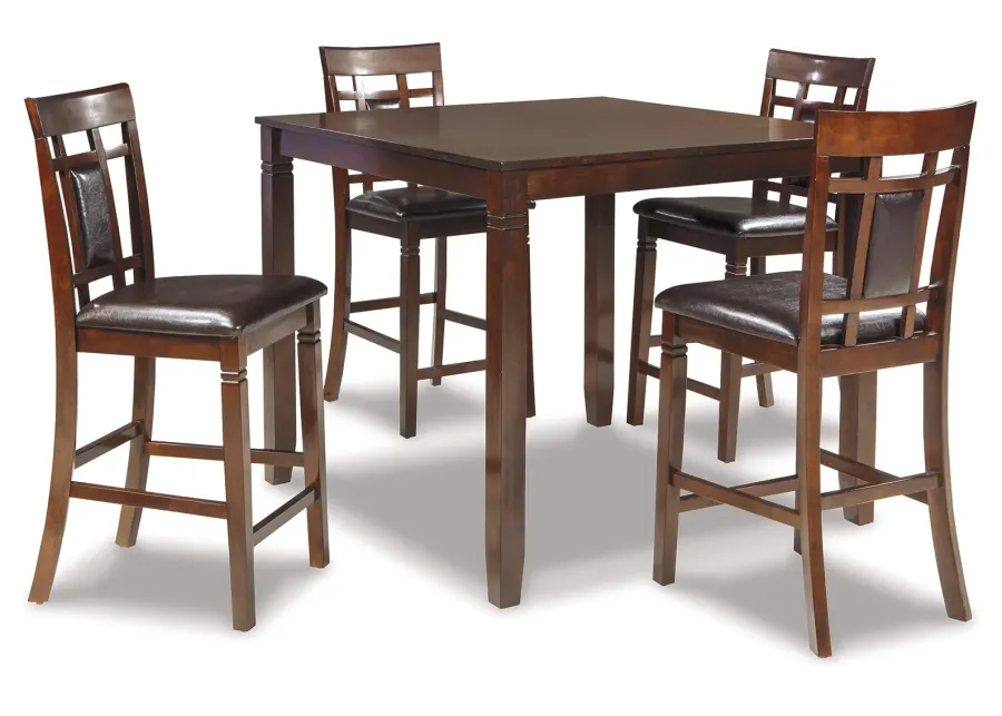 Bennox Counter Height Dining Table And Bar Stools (Set Of 5)