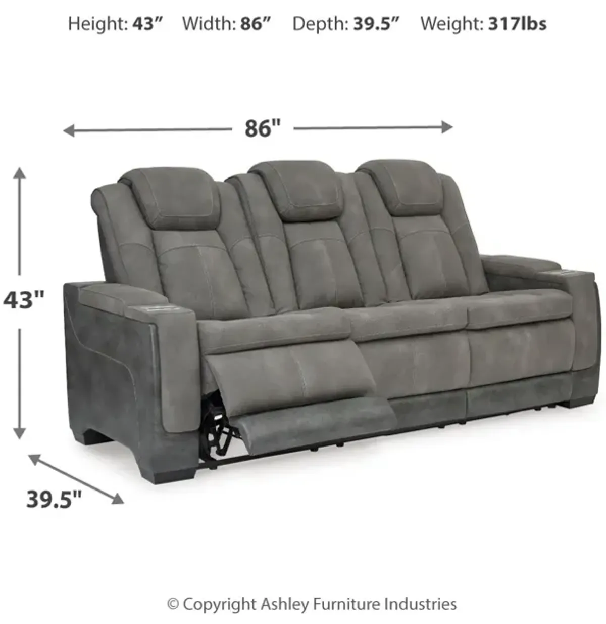 Next-Gen Durapella Power Reclining Sofa