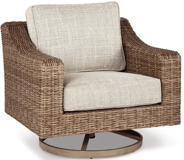 Beachcroft Outdoor Swivel Lounge With Cushion