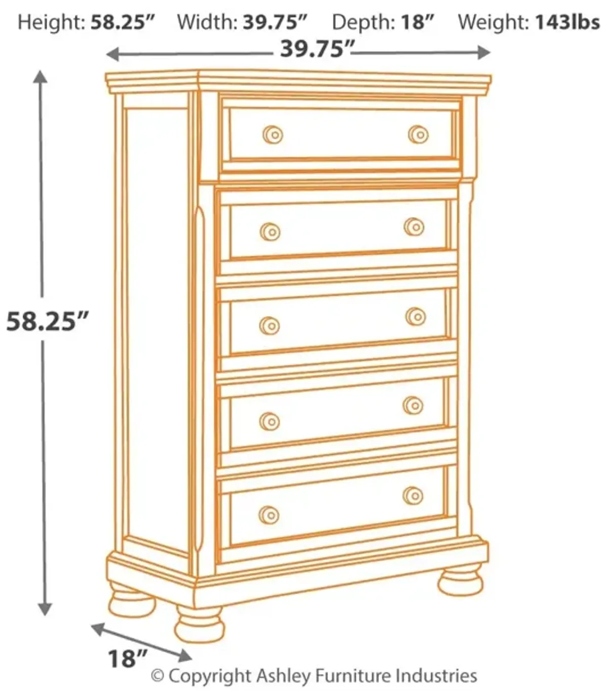 Porter Chest Of Drawers