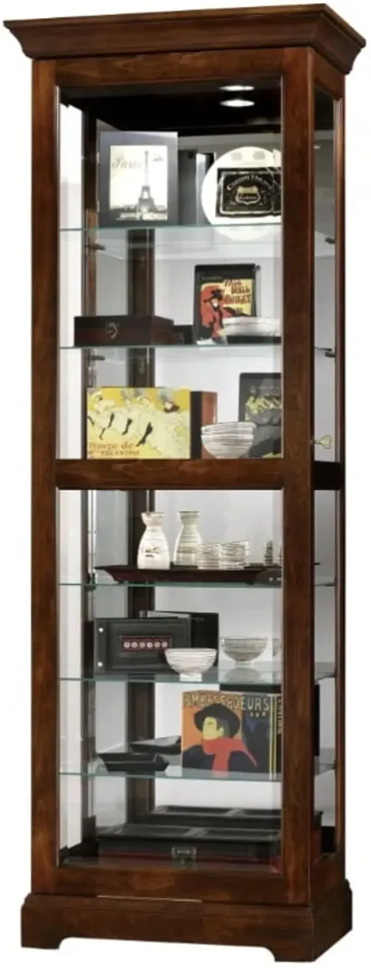 Gable 28" Sliding Door Curio Cabinet