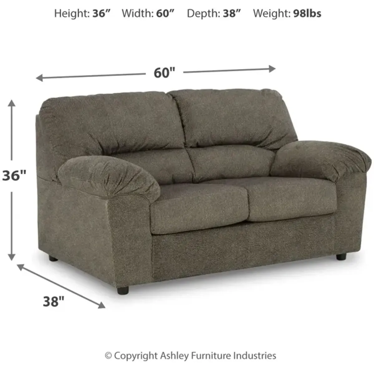 Norlou Loveseat