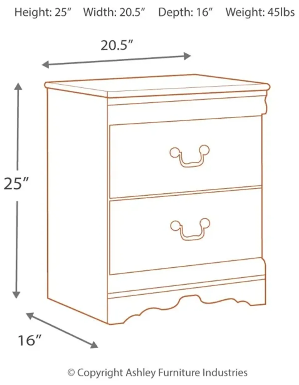 Anarasia Nightstand