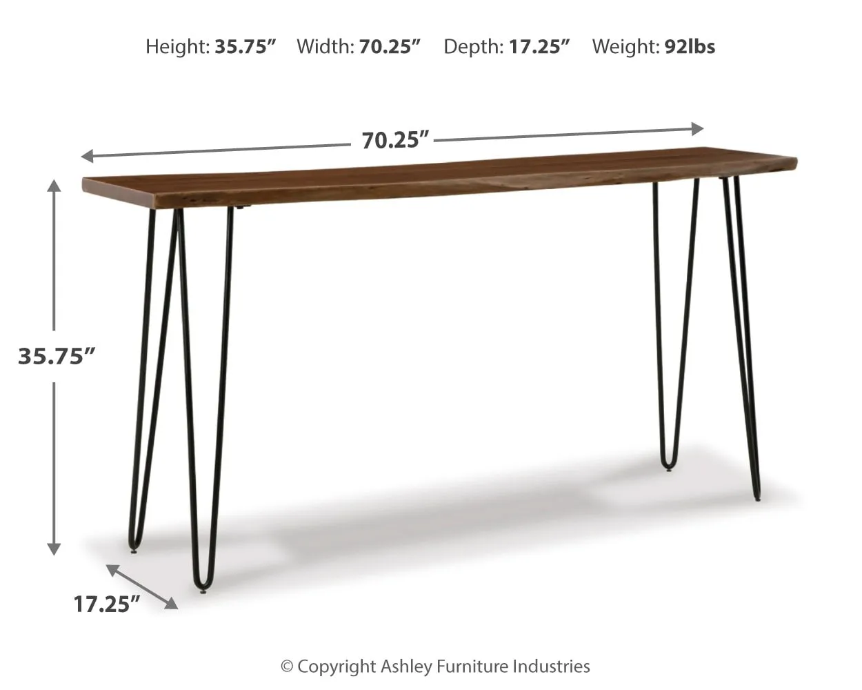 Wilinruck Counter Height Dining Table