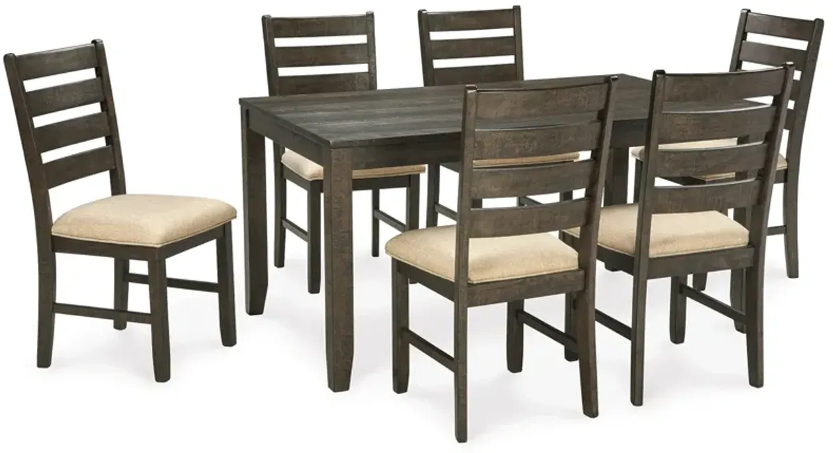 Rokane Dining Table And Chairs (Set Of 7)