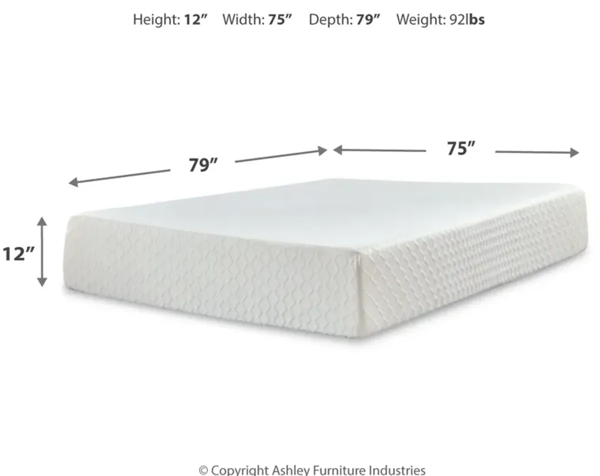 Chime 12 " Memory Foam King Mattress In A Box