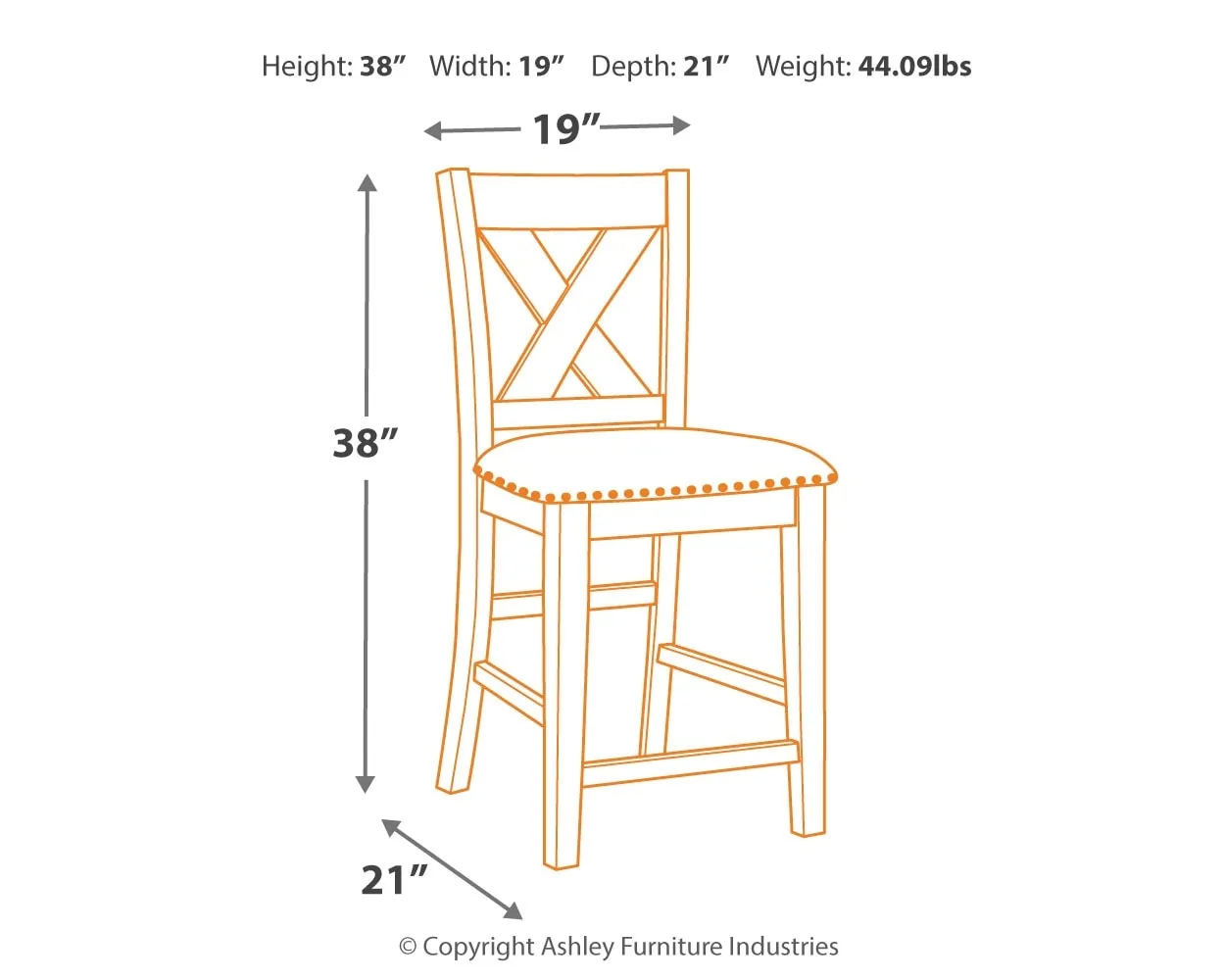 Caitbrook Counter Height Bar Stool