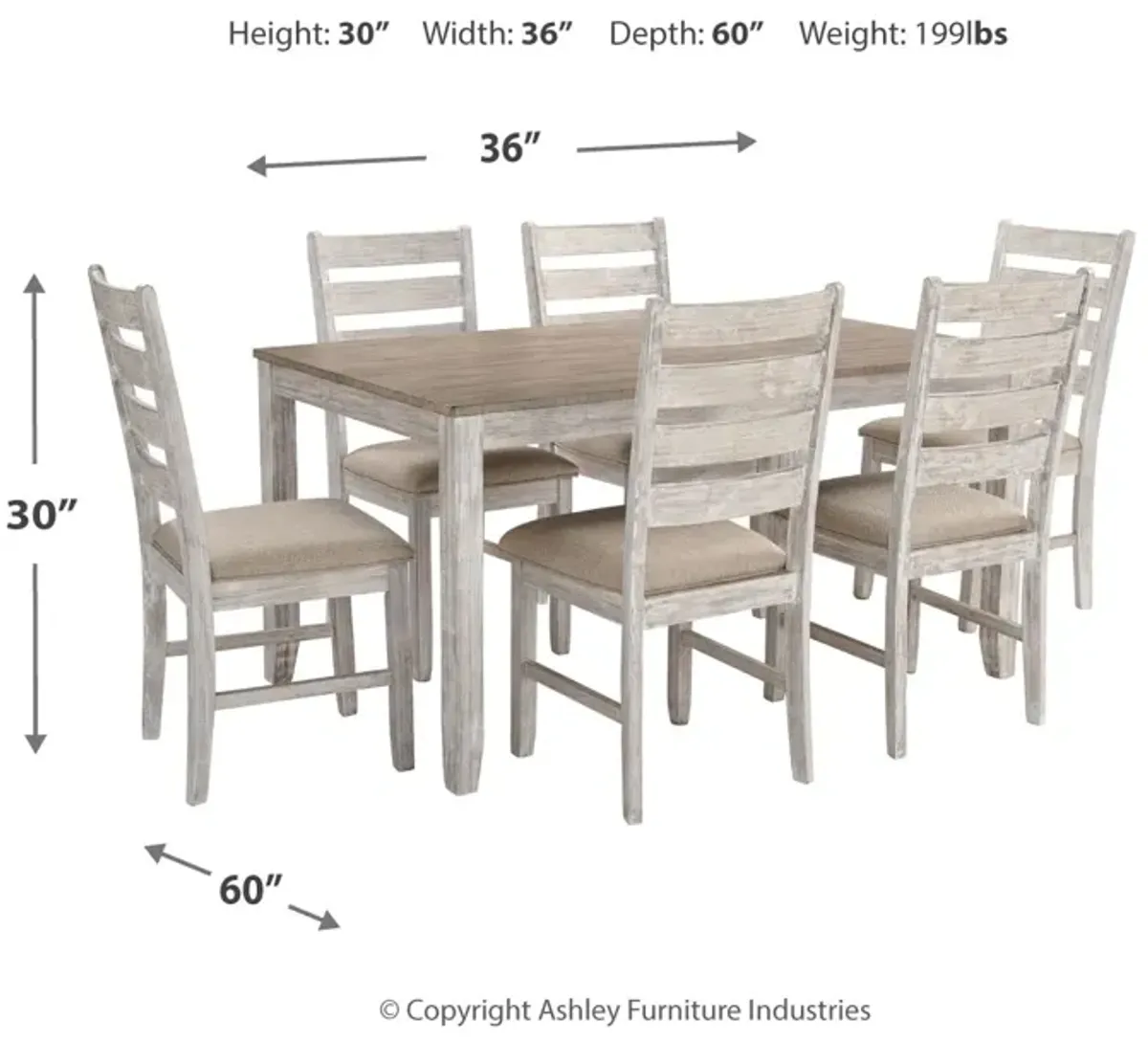 Skempton 7-Pc Dining Set