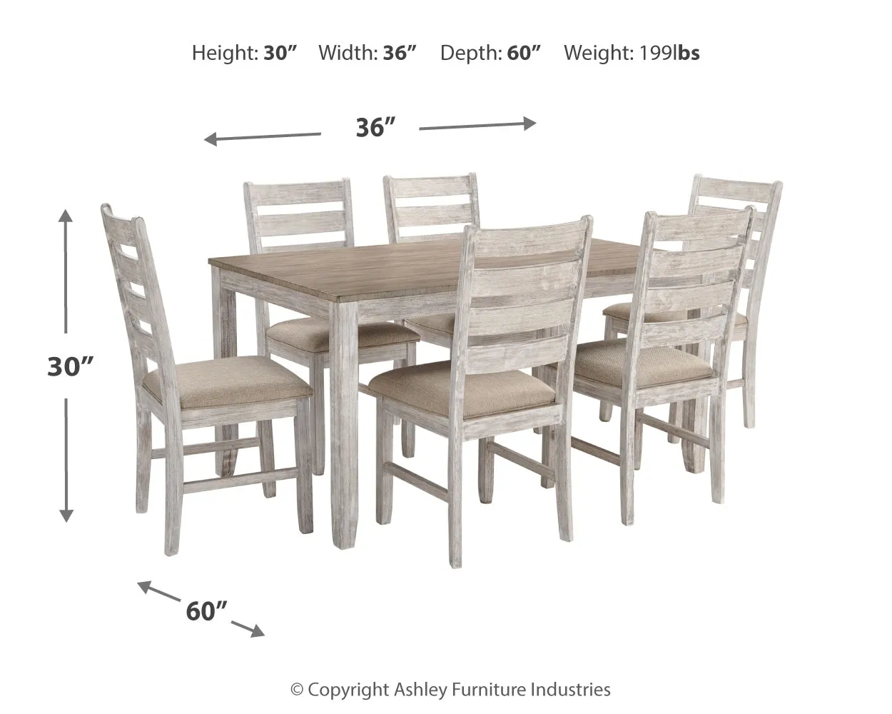 Skempton 7-Pc Dining Set