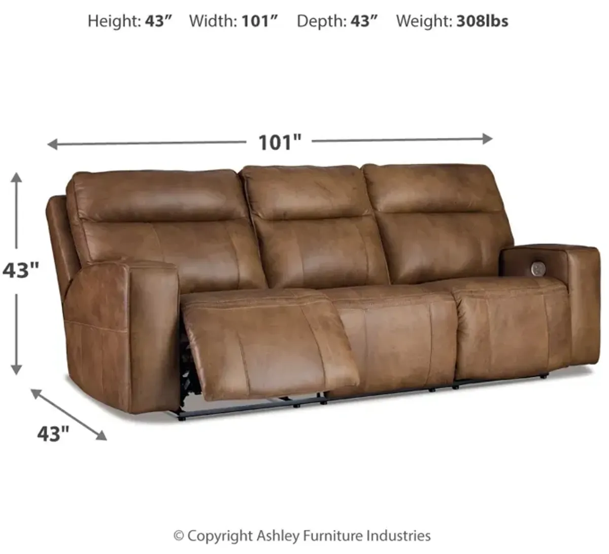 Game Plan Power Reclining Sofa