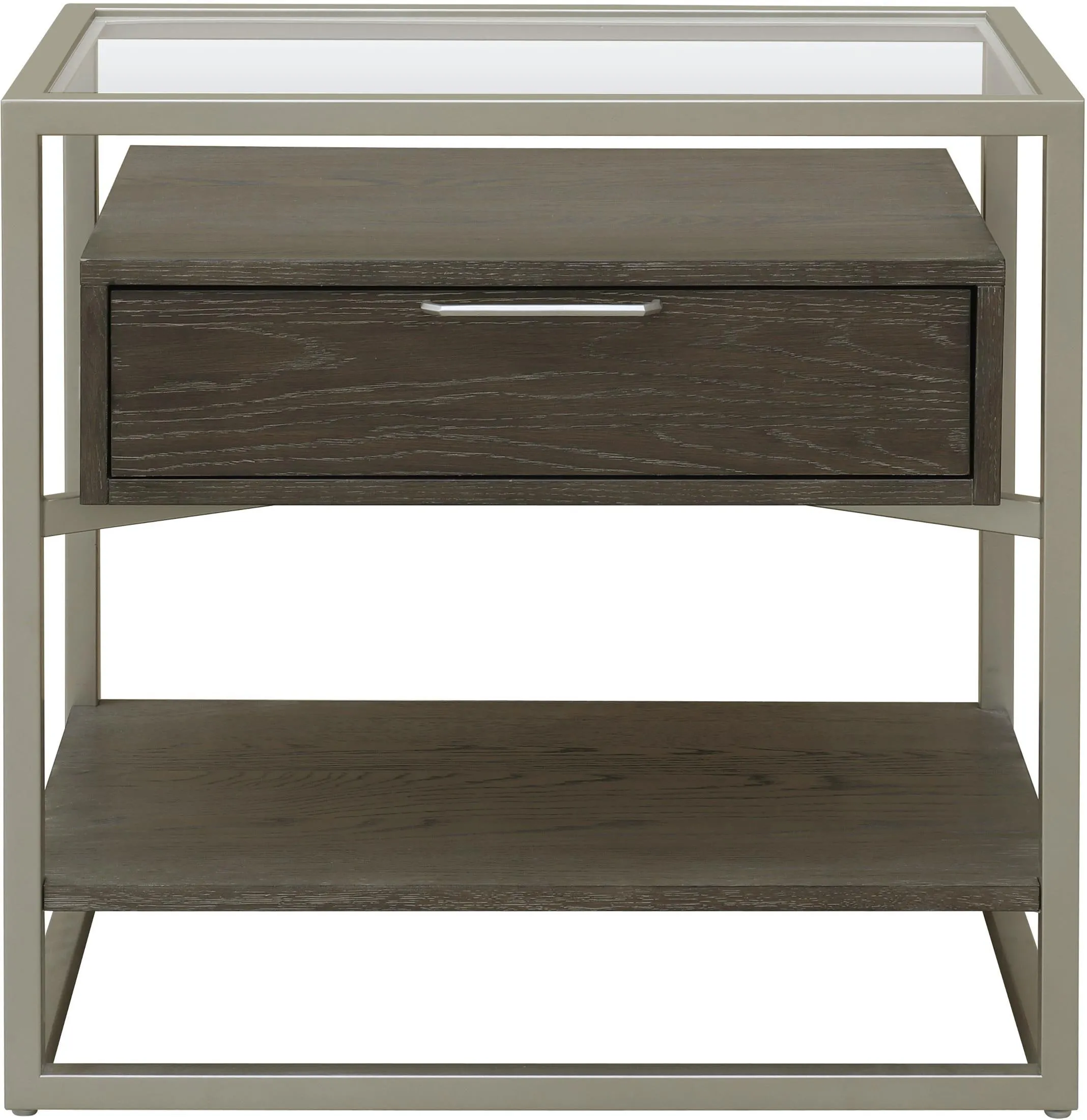 Boulevard Glass Nightstand