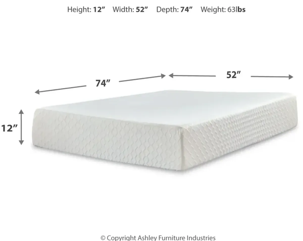 Chime 12" Memory Foam Full Mattress In A Box