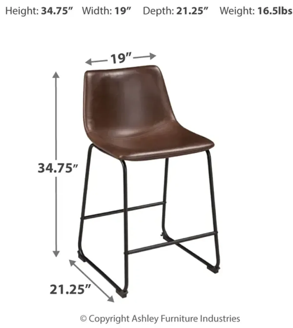 Centiar Counter Height Bar Stool