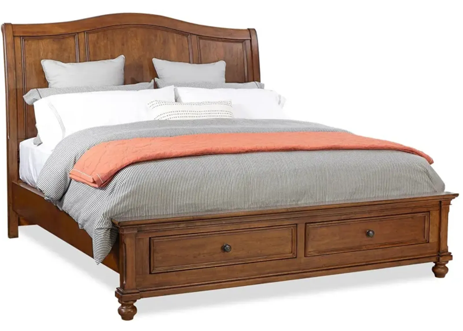 Oakford Queen Sleigh Storage Bed