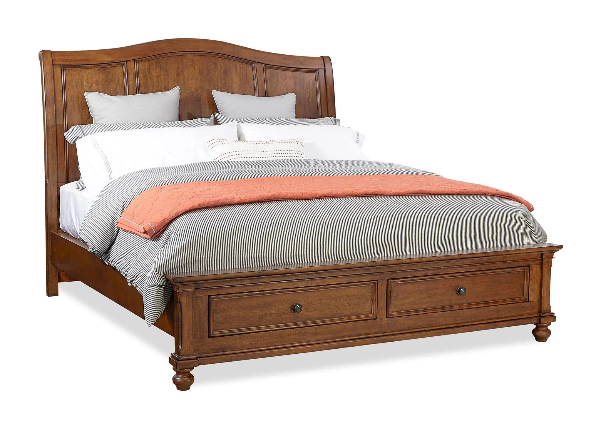 Oakford Queen Sleigh Storage Bed