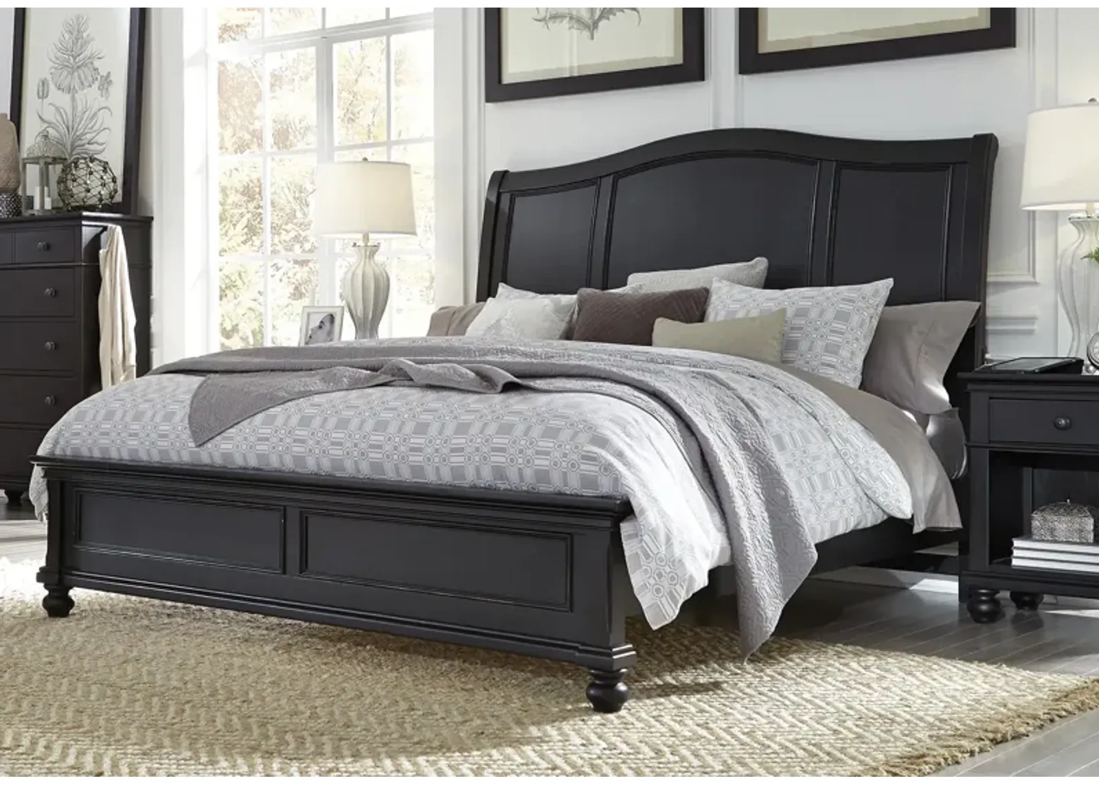 Oakford King Sleigh Bed