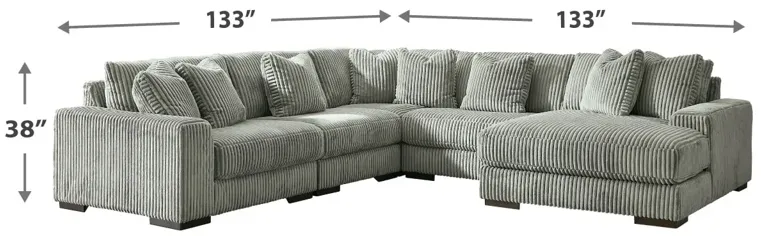 Lindyn 5-Piece Sectional With Chaise