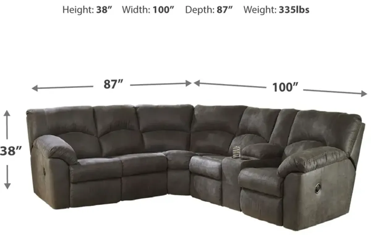 Tambo 2-Piece Reclining Sectional