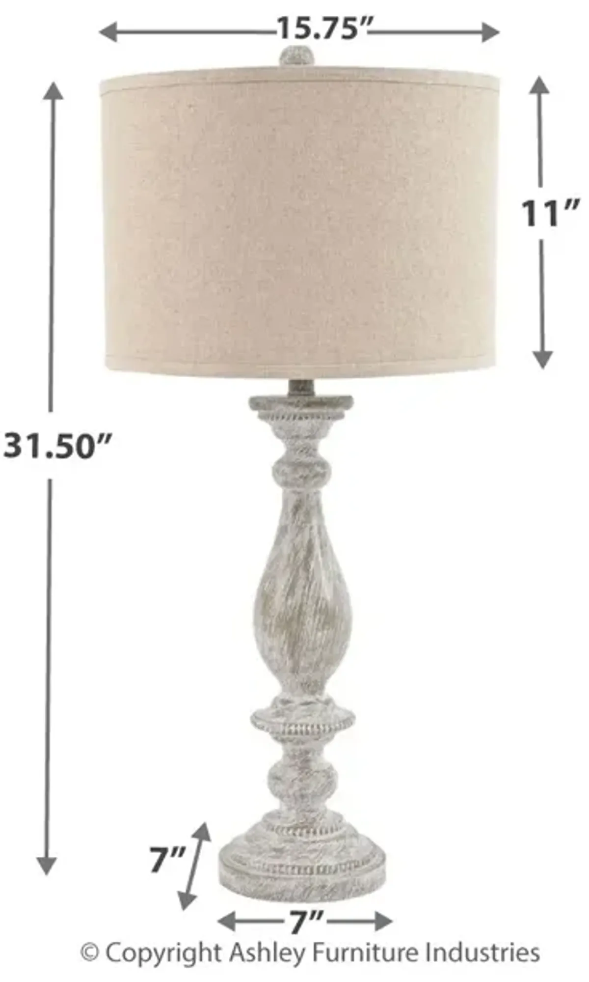 Bernadate Table Lamp (Set Of 2)