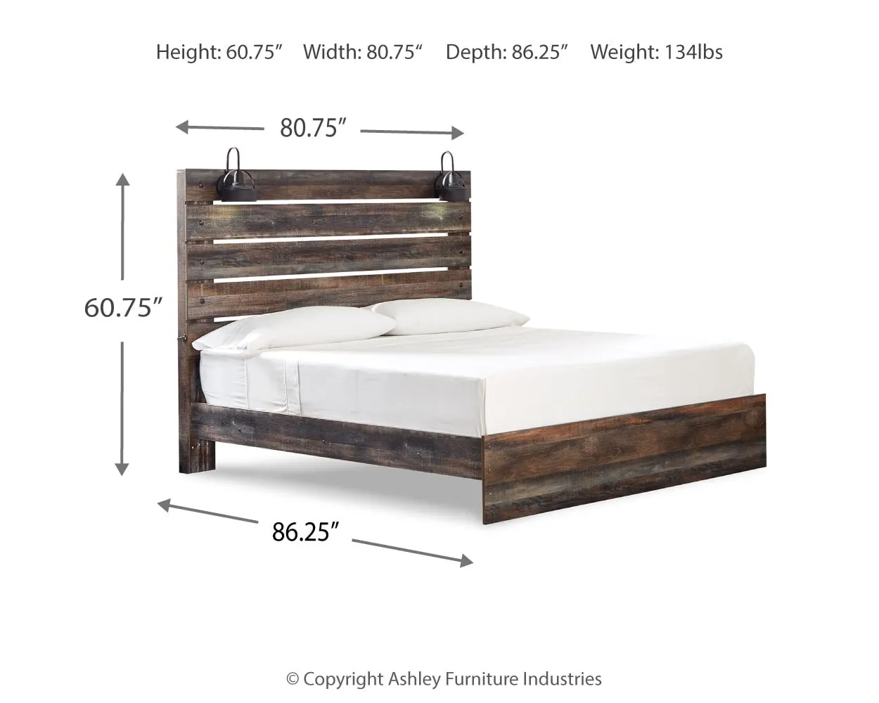 Drystan Panel Bed King