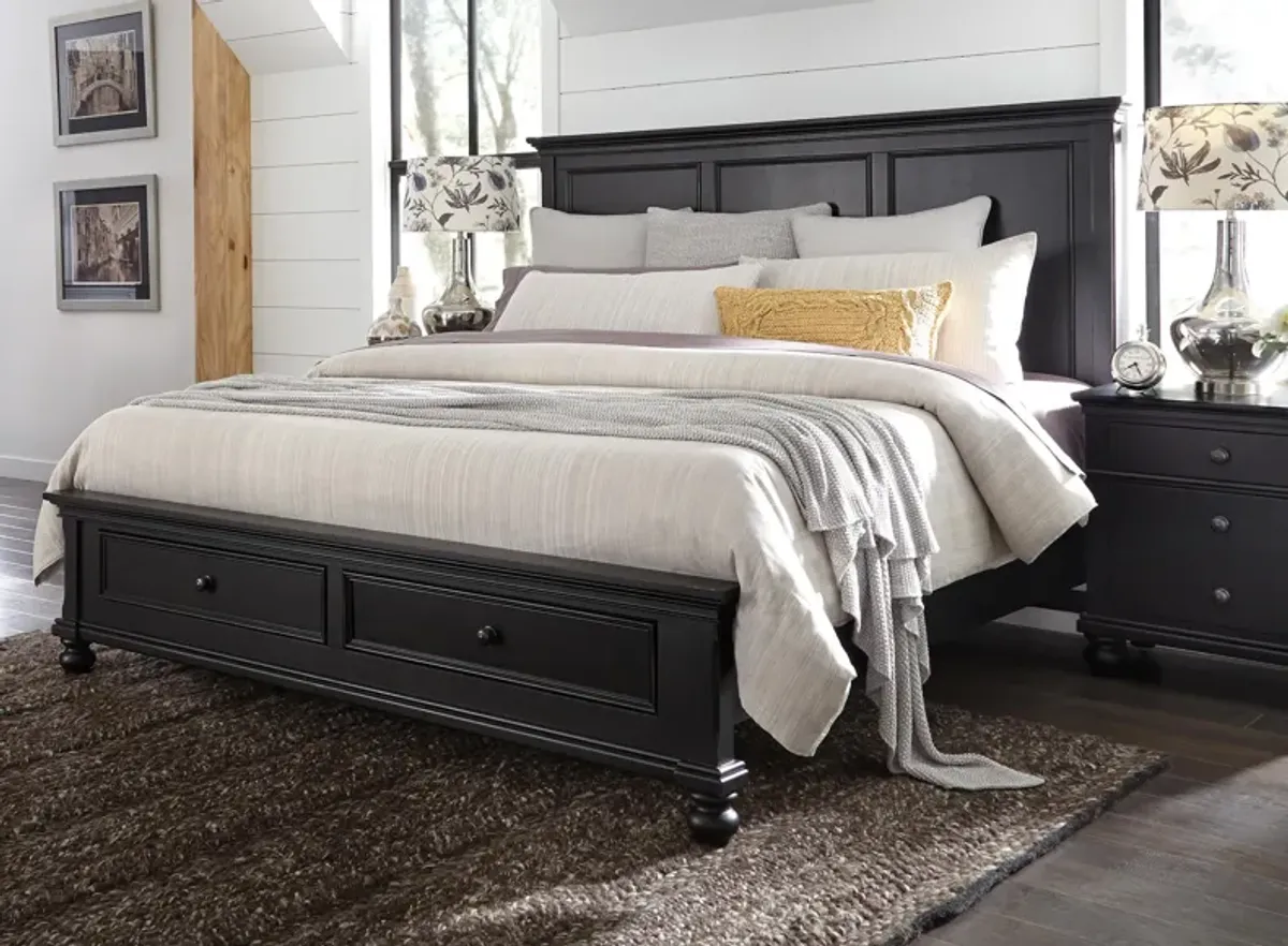 Oakford King Panel Storage Bed