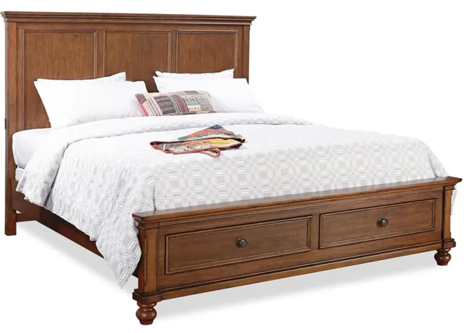 Oakford Queen Panel Storage Bed