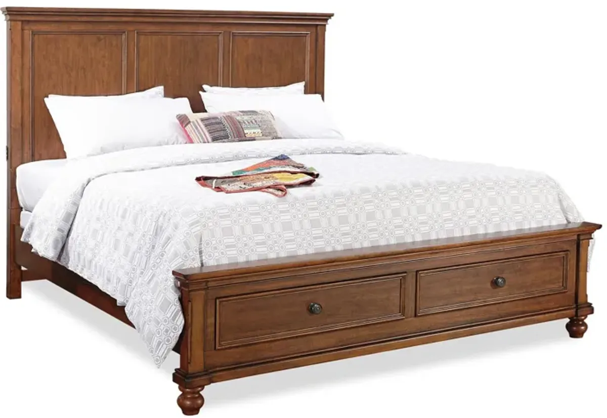 Oakford Queen Panel Storage Bed