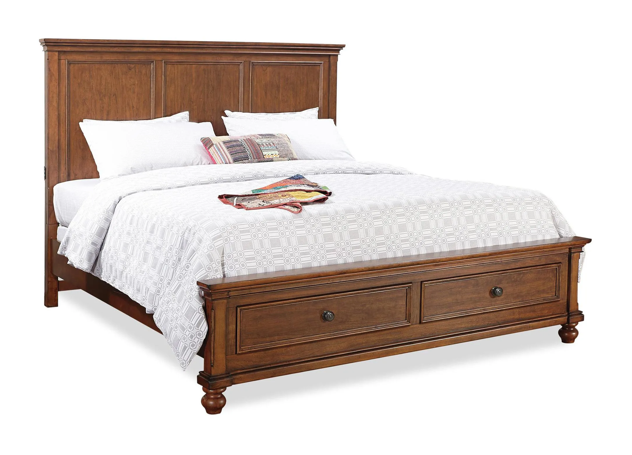 Oakford Queen Panel Storage Bed