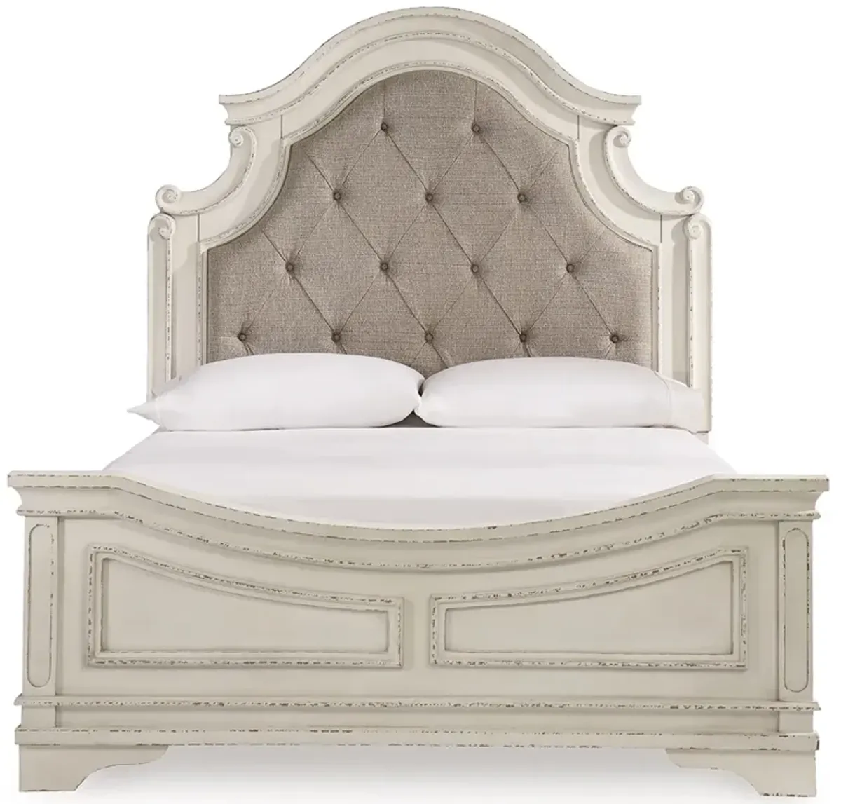 Realyn Queen Upholstered Panel Bed