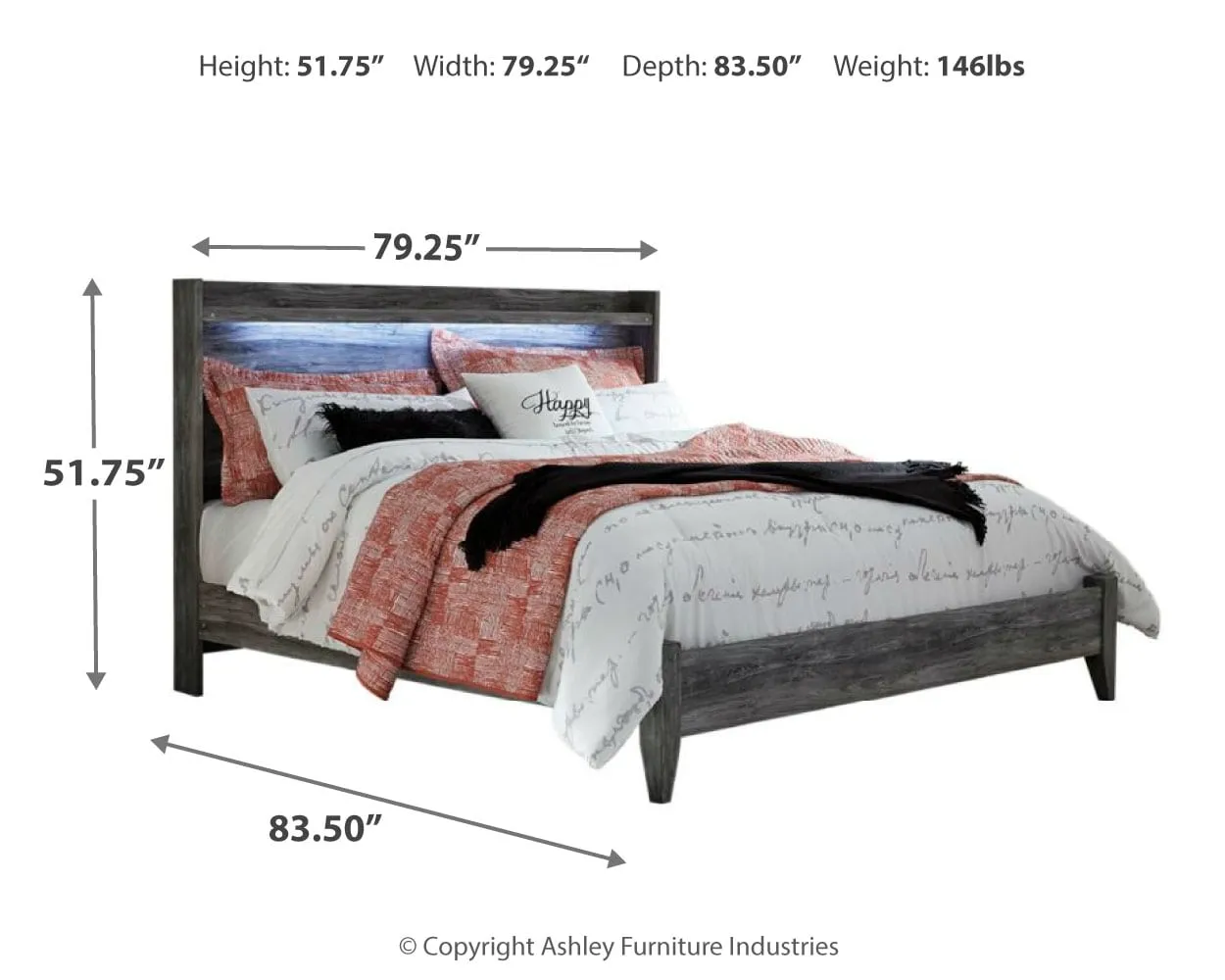 Baystorm Panel Bed King