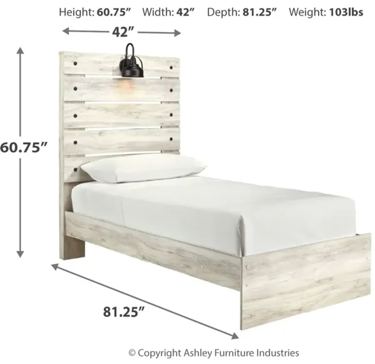 Cambeck Twin Panel Bed