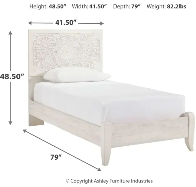 Paxberry Twin Panel Bed