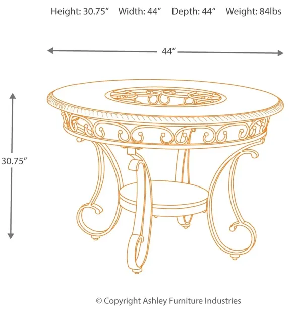 Glambrey 5-Piece Dining Set