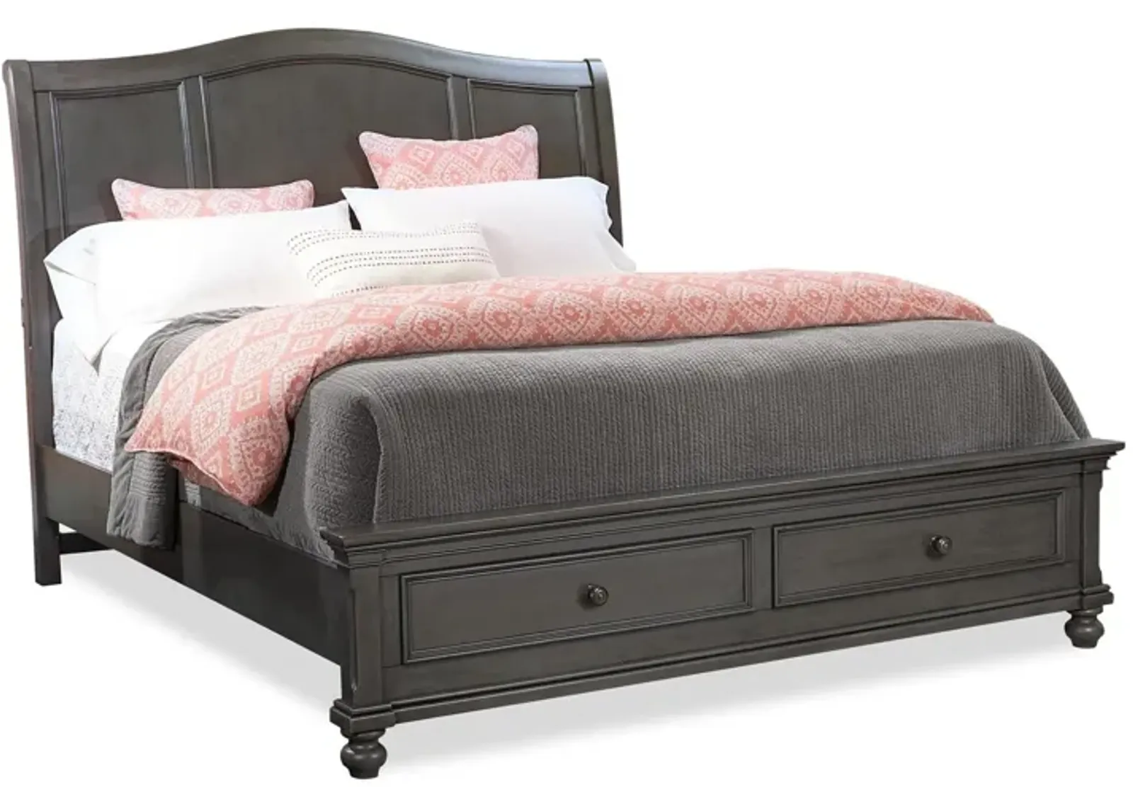 Oakford King Sleigh Storage Bed