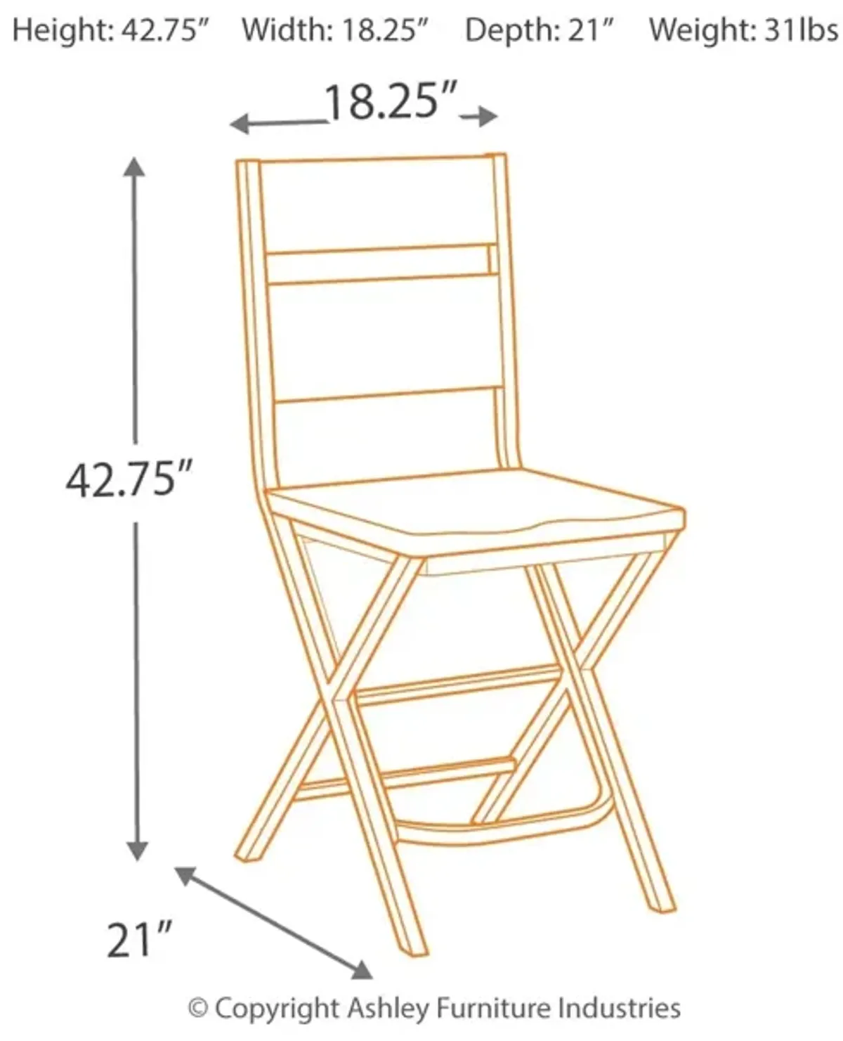 Kavara Counter Height Dining Table And 4 Barstools