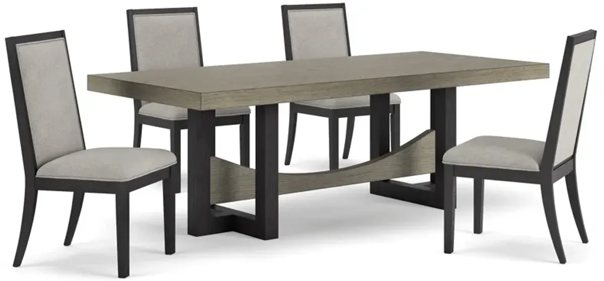 Foyland Dining Table And 4 Chairs