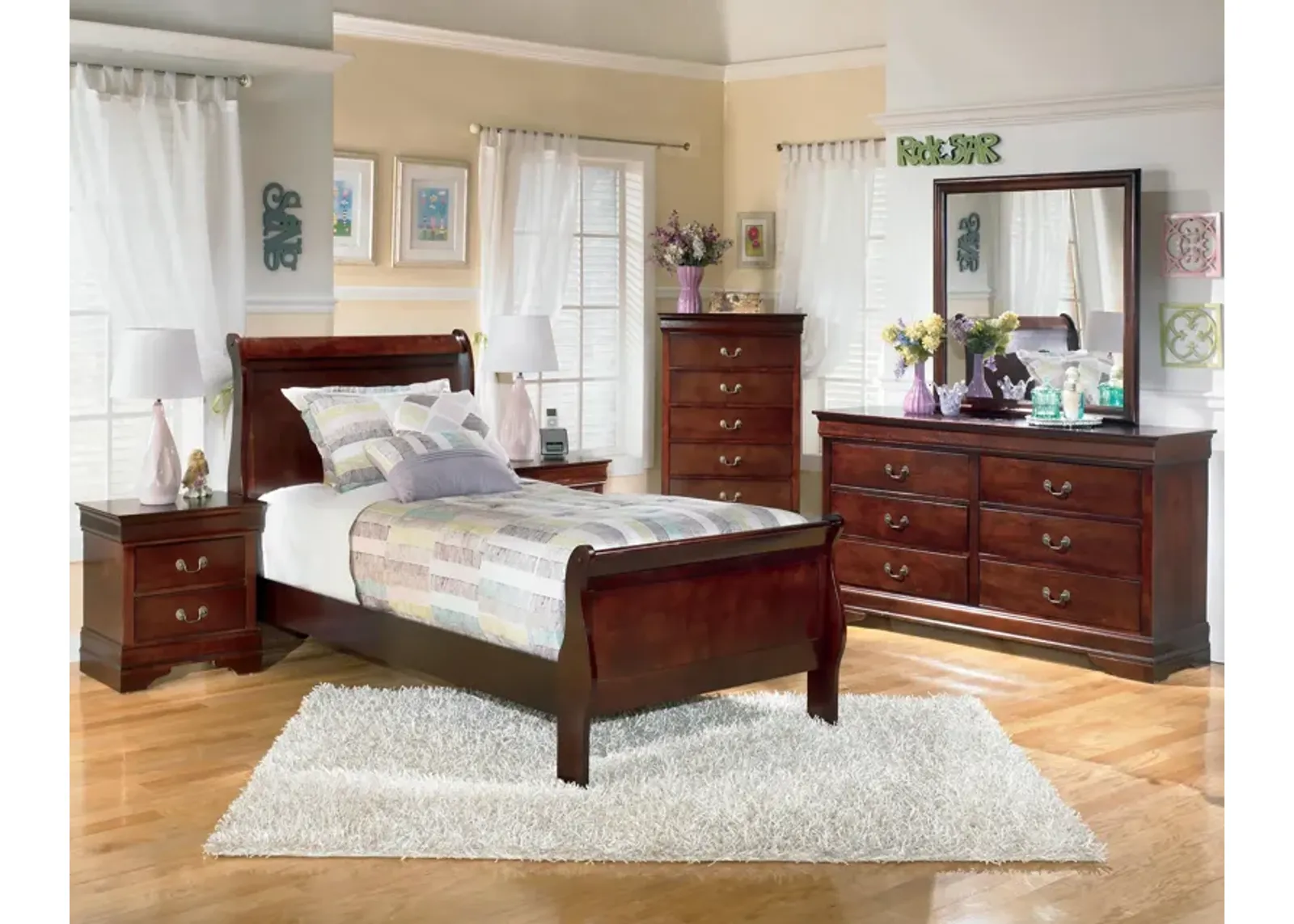 Alisdair Twin Sleigh Bed