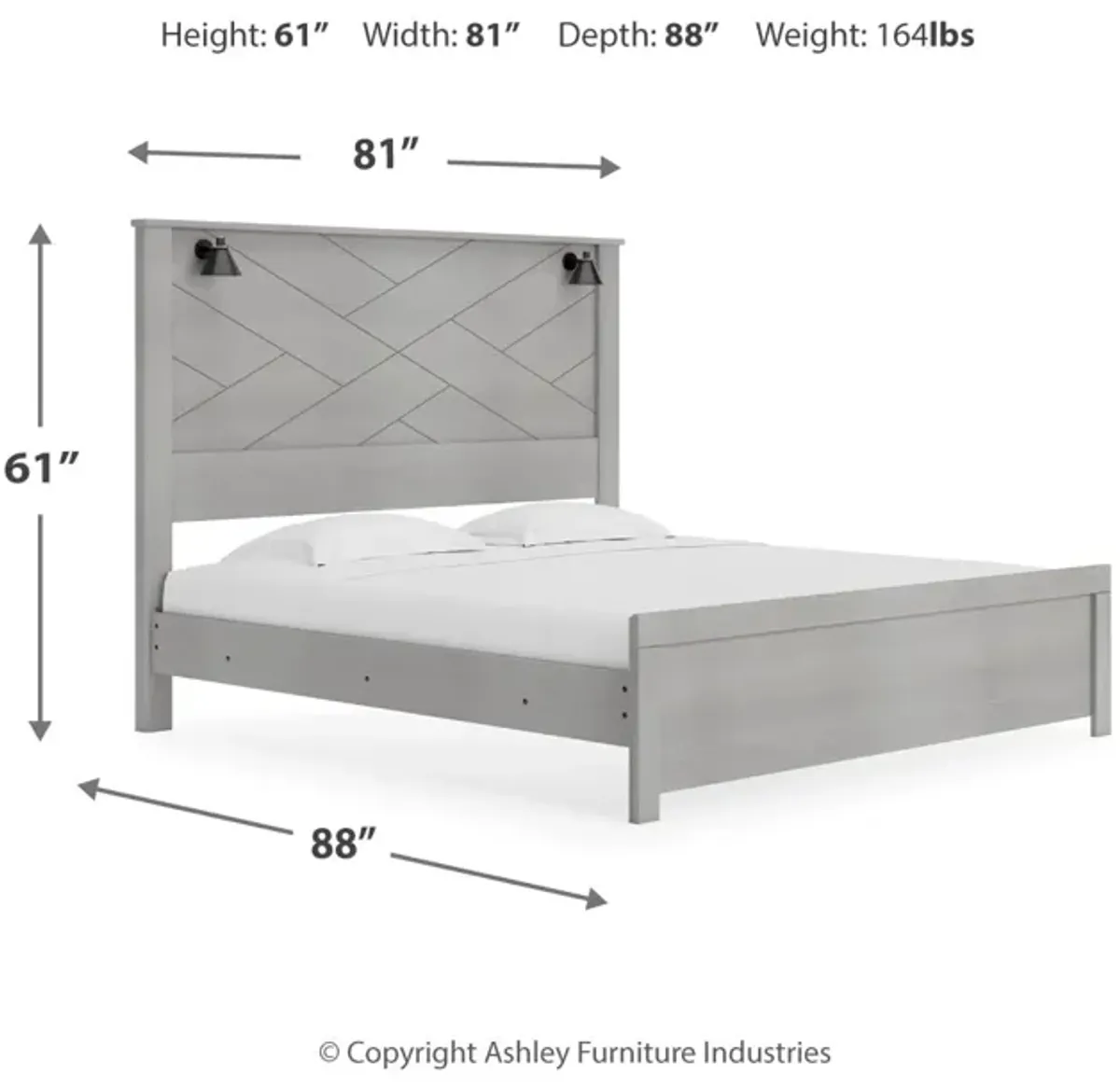 Cottonburg King Panel Bed